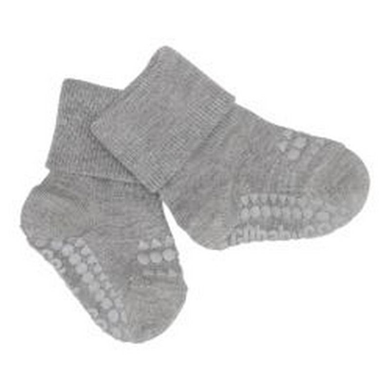 GoBabyGo Krabbesokker i Bambus, Grey Melange
