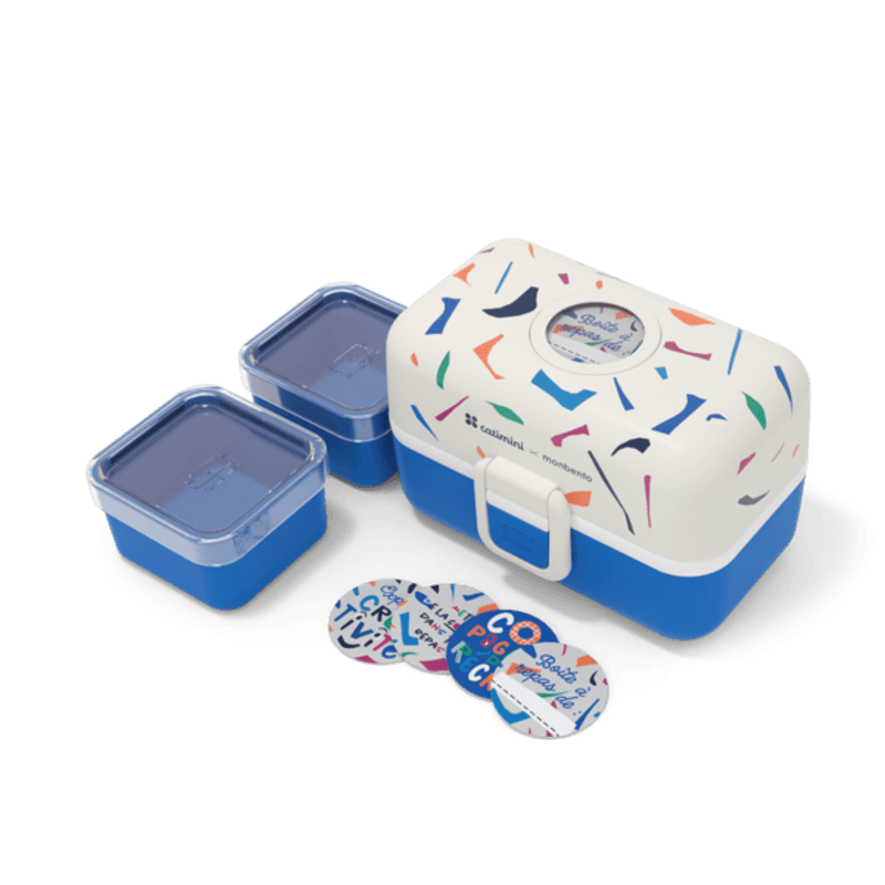 Monbento Matboks Tresor, Catimini blue Terrazzo