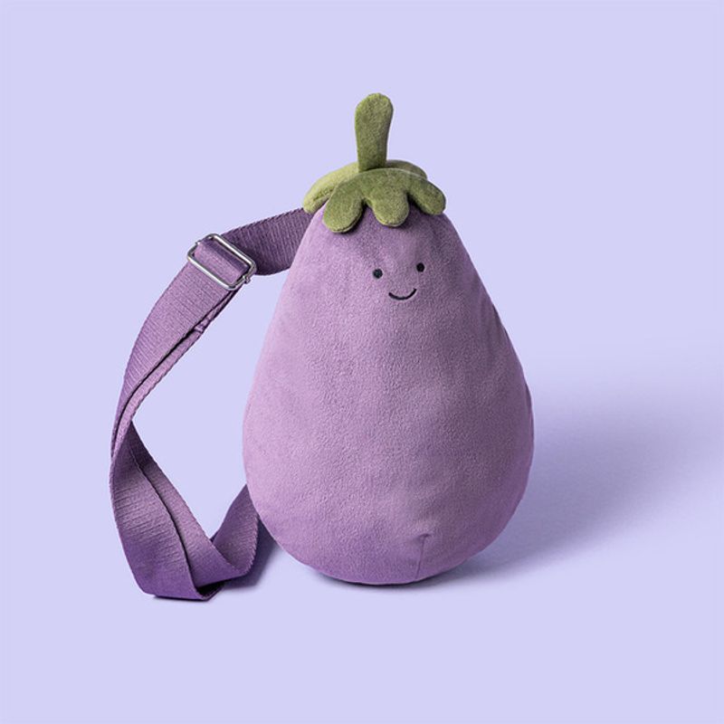 Jellycat Amuseables Aubergine Bum Bag Skulderveske