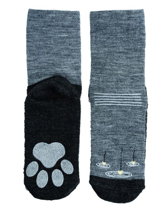 Hovedbilde KATTNAKKEN Ullsokk Antiskli, Grå Melert