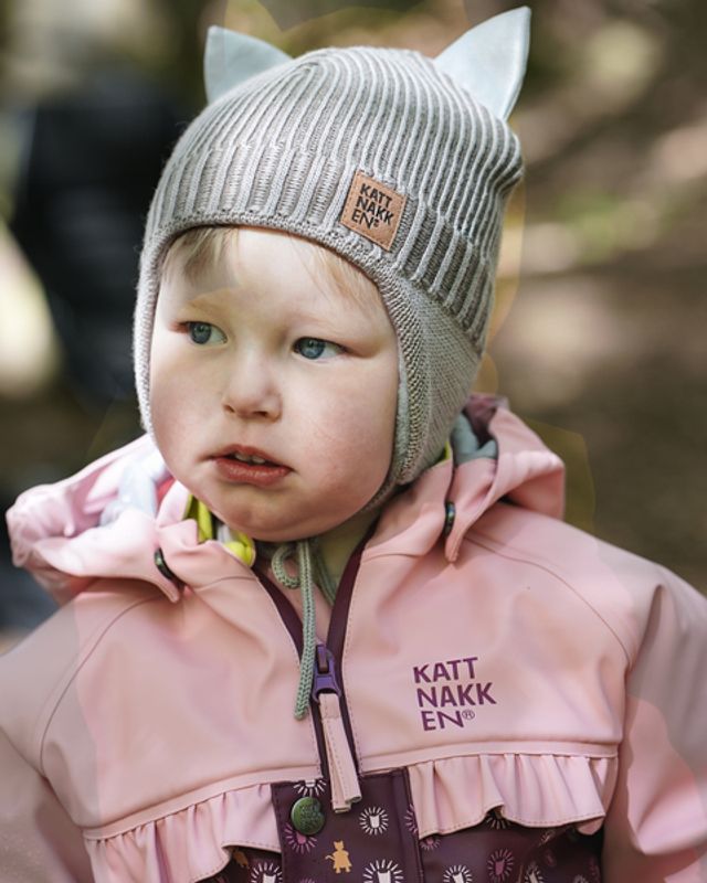KATTNAKKEN Baby Regndress Pytt, Rosa Krystall