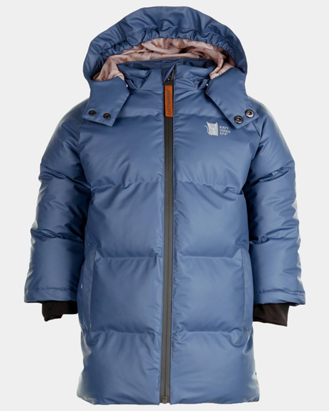 KATTNAKKEN Bobleregnjakke Sludd Barn, Slåtterøy